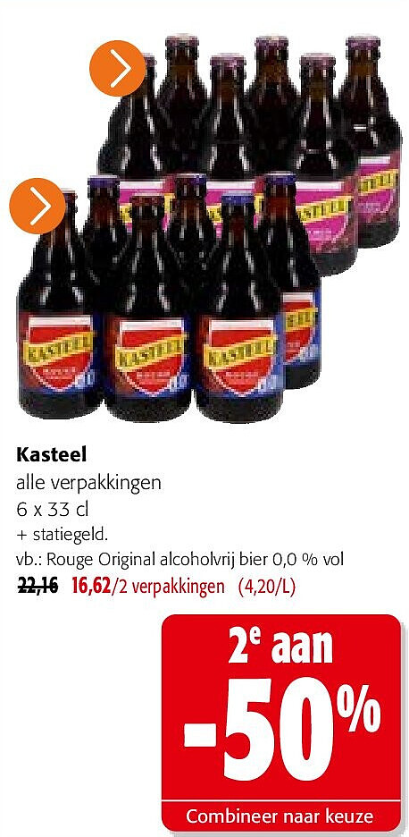 Kasteel Rouge Original alcoholvrij bier 0,0 % vol