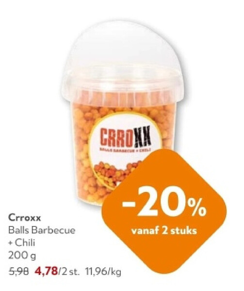 Crroxx Balls Barbecue +Chili 200 g