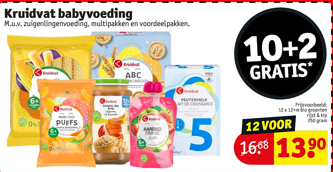 Kruidvat babyvoeding