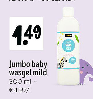 Jumbo baby wasgel mild