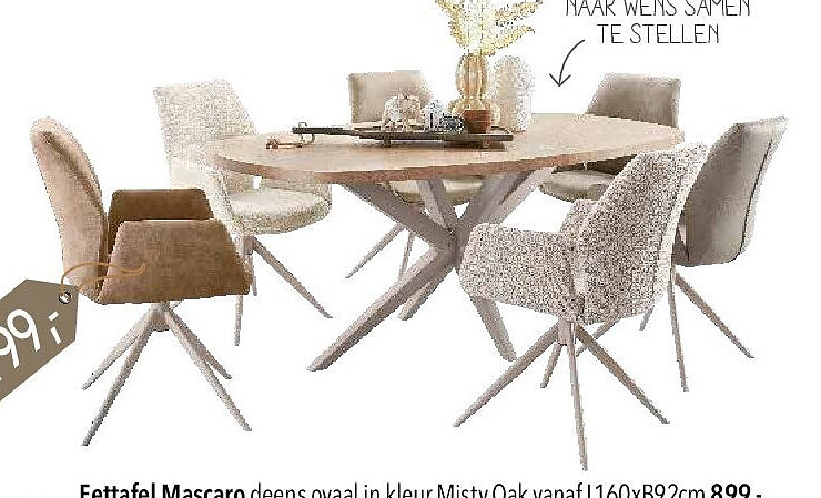 Eettafel Mascaro