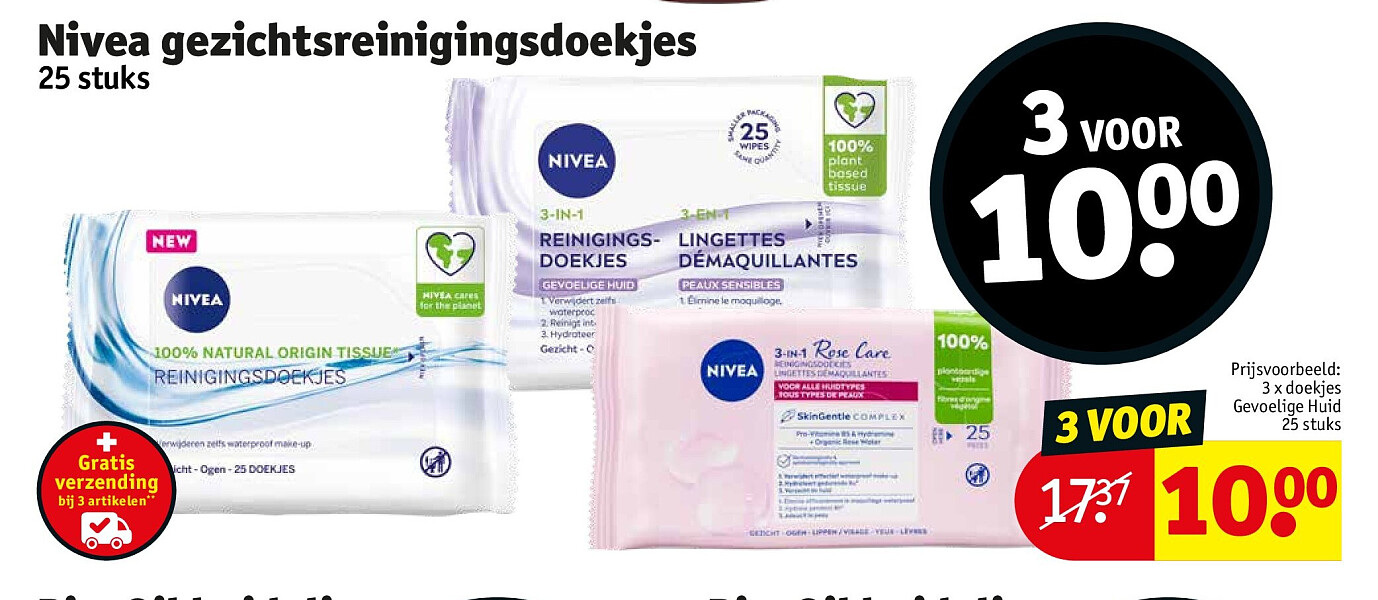 Nivea gezichtsreinigingsdoekjes