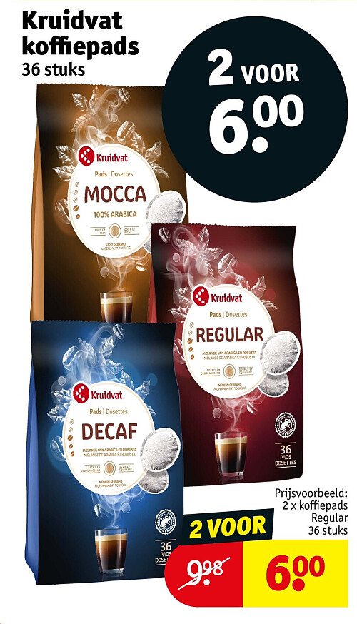 Kruidvat koffiepads