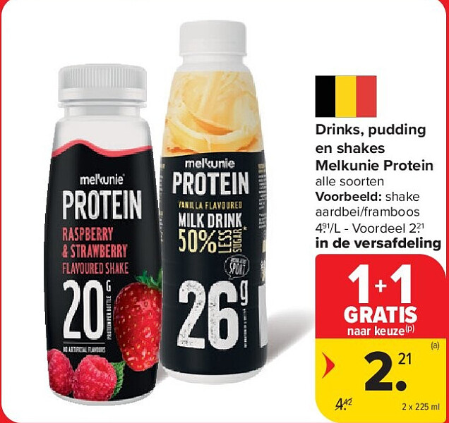 Drinks, pudding en shakes Melkunie Protein