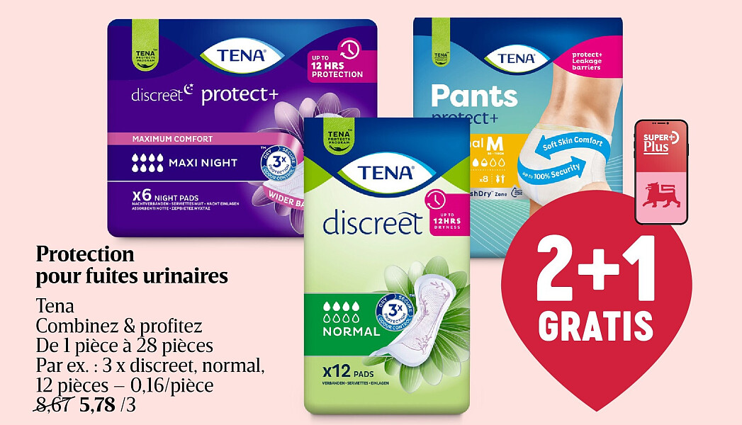 Protection pour fuites urinaires