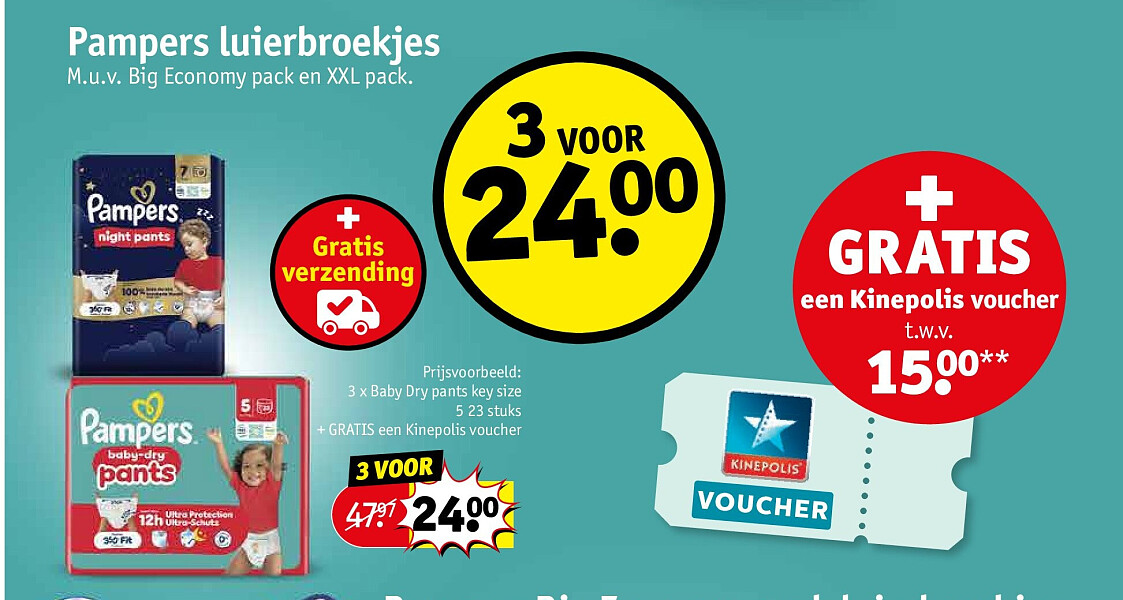 Pampers luierbroekjes