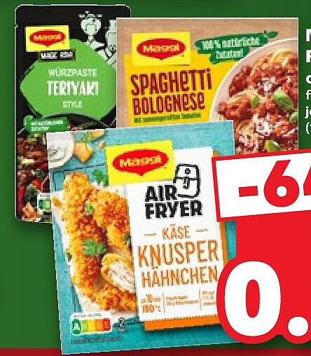 Fix, Airfryer oder Würzpaste für verschiedene Gerichte