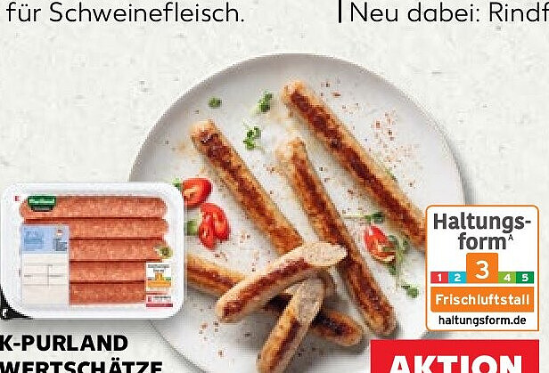 Cipollata-Bratwurst, typ. ital. kleine Bratwurst aus Schweinefleisch, je 5 St. = 300-g-Packg.