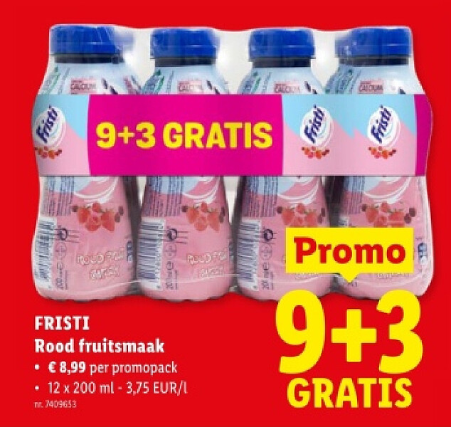 Rood fruitsmaak