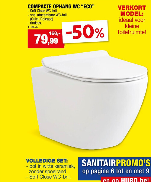 COMPACTE OPHANG WC “ECO”