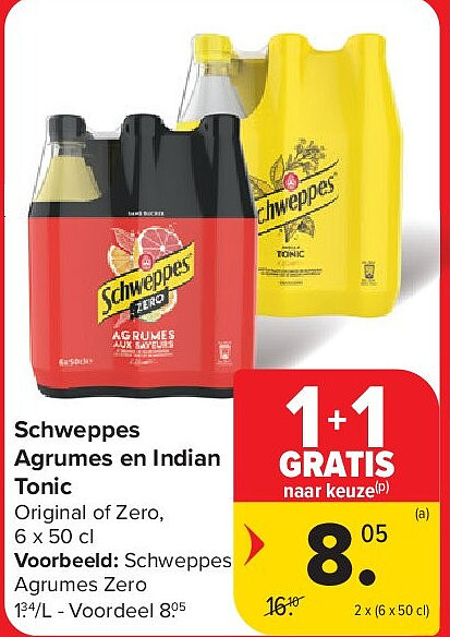 Schweppes Agrumes en Indian Tonic