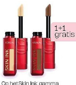 L'Oréal Paris Skin Ink foundation en concealer