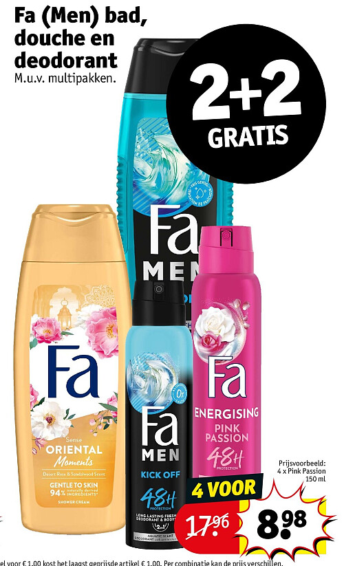 Fa (Men) bad, douche en deodorant