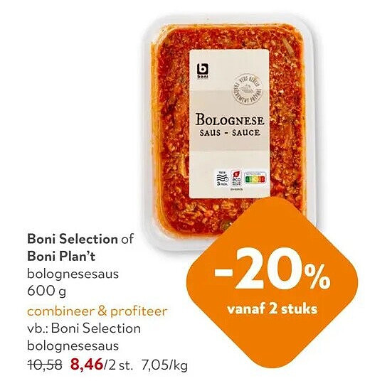 Boni Selection bolognesesaus