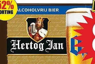 Hertog Jan alcoholvrij bier krat 24 flessen 30 cl