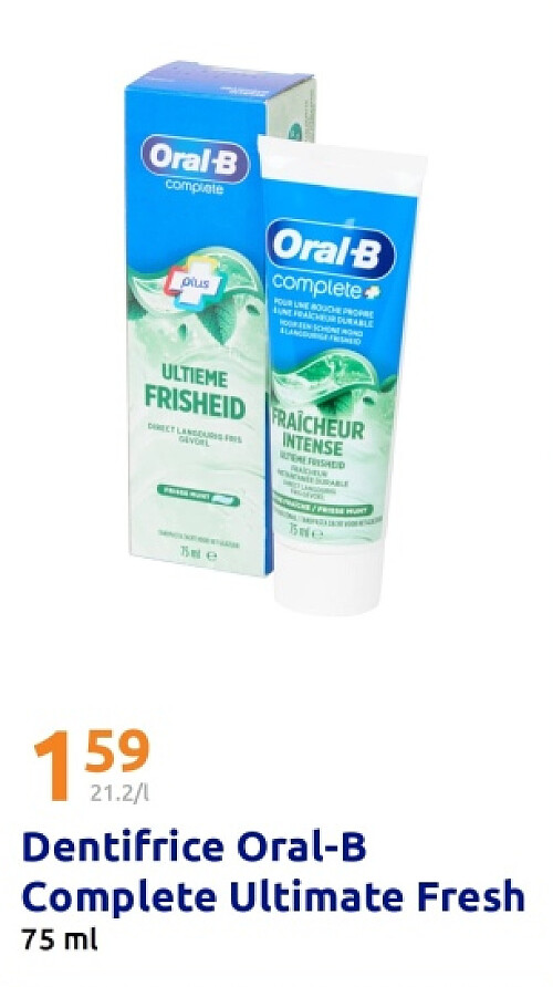 Dentifrice Oral-В Complete Ultimate Fresh