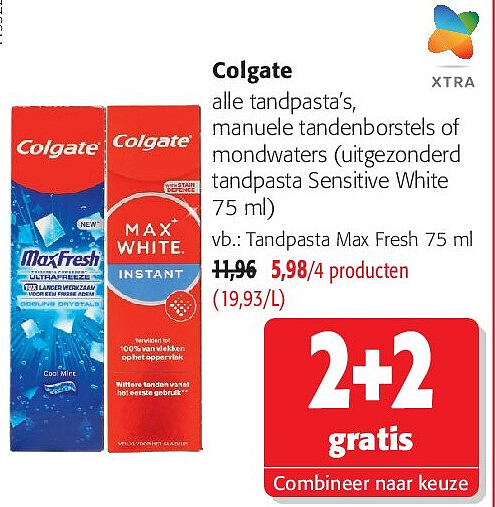 Colgate alle tandpasta’s