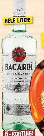 Bacardi Carta Blanca 70 cl