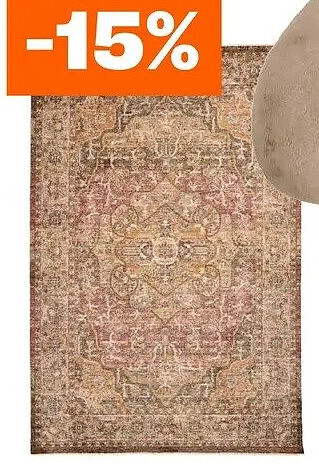 Ardesh Bruin 160x240 cm