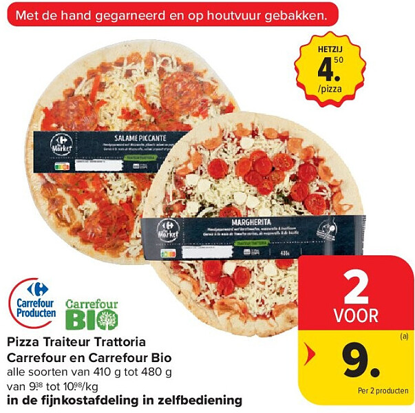 Pizza Traiteur Trattoria Carrefour en Carrefour Bio