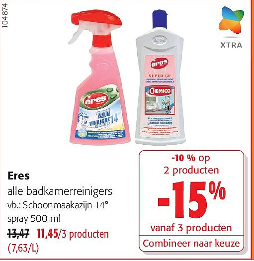 Eres Schoonmaakazijn 14° spray 500 ml