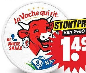 La Vache Qui Rit smeerkaaspuntjes