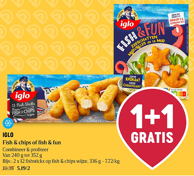 IGLO Fish & chips of fish & fun