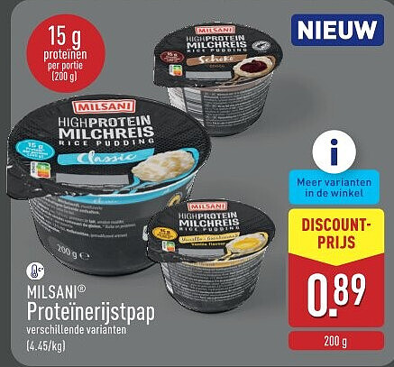 Proteïnerijstpap