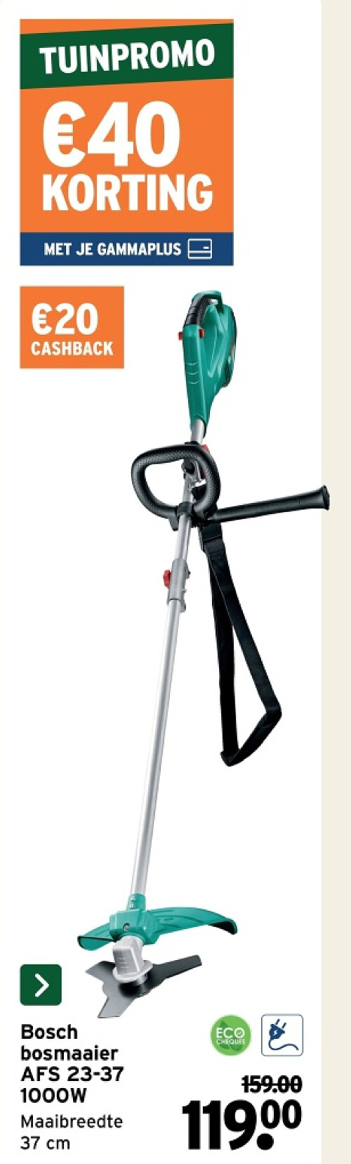 Bosch bosmaaier AFS 23-37 1000W