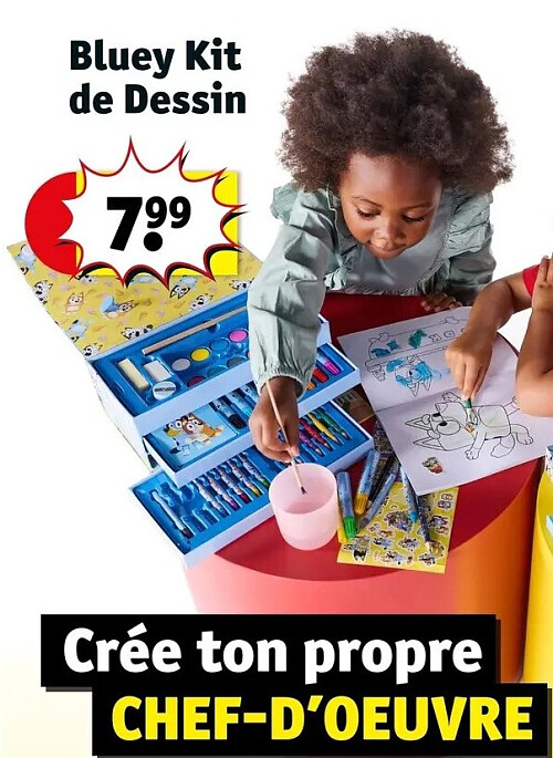 Bluey Kit de Dessin