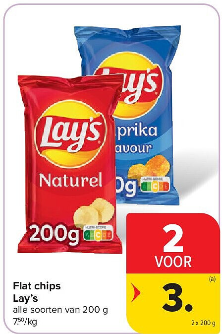 Flat chips Lay’s