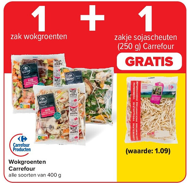Wokgroenten Carrefour