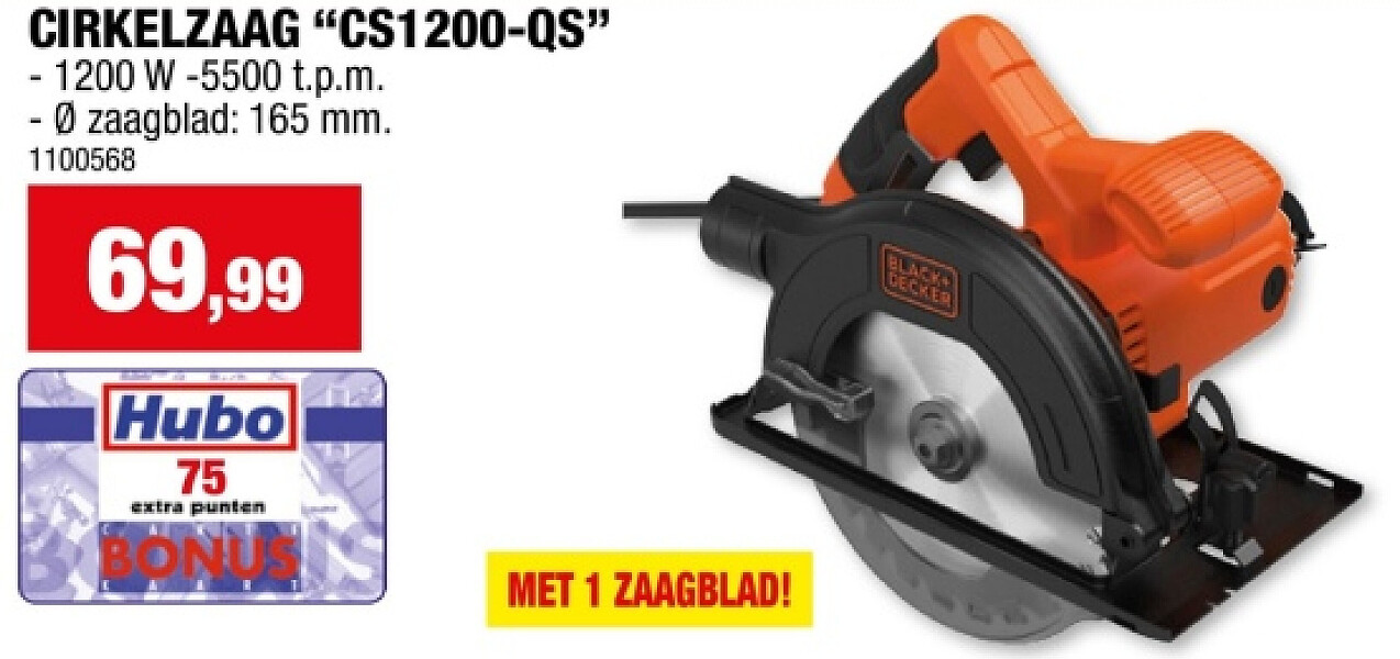 CIRKELZAAG "CS1200-QS"