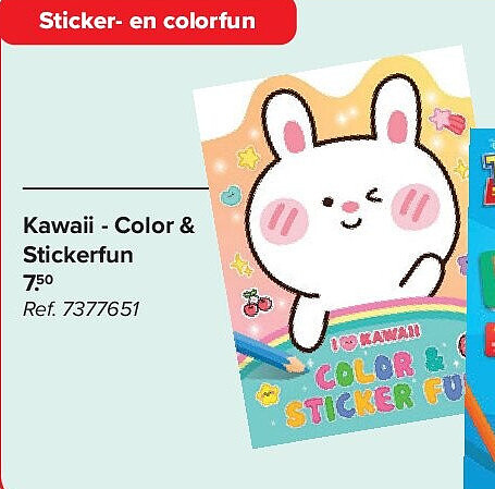 Kawaii - Color & Stickerfun