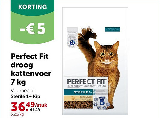 Perfect Fit droog kattenvoer 7 kg