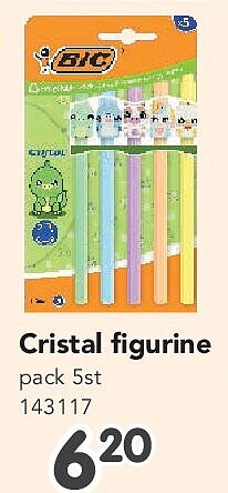 Cristal figurine pack 5st 143117