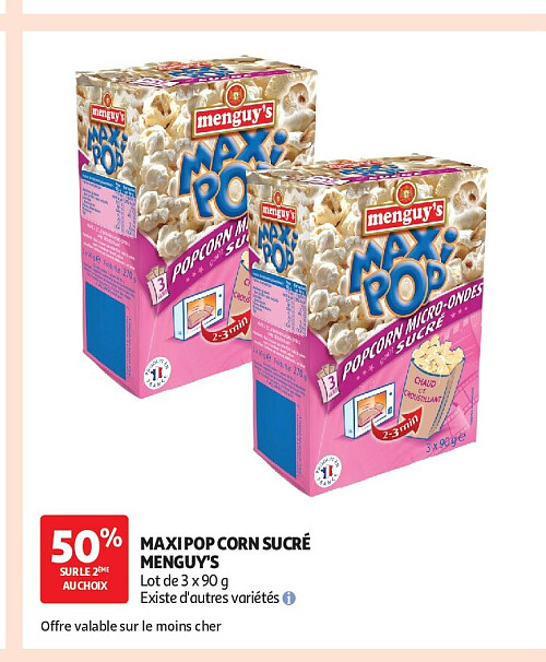 MAXI POP CORN SUCRÉ