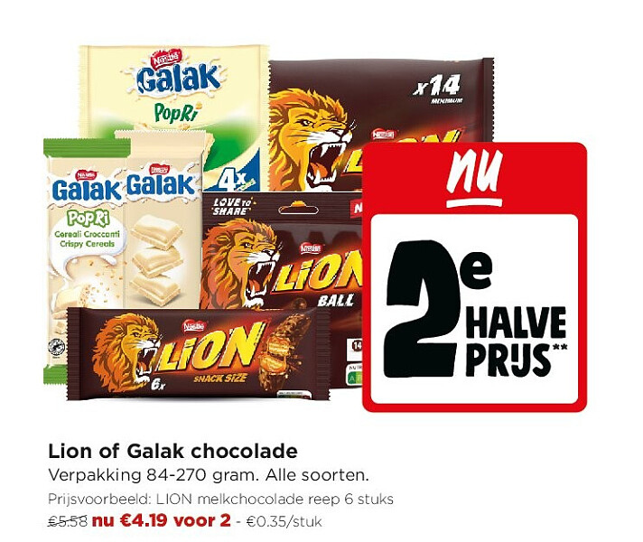 Lion of Galak chocolade