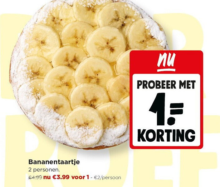 Bananentaartje