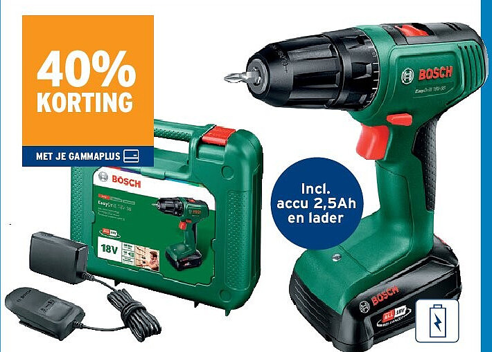 Bosch 18V accu boormachine Easydrill 18V-38