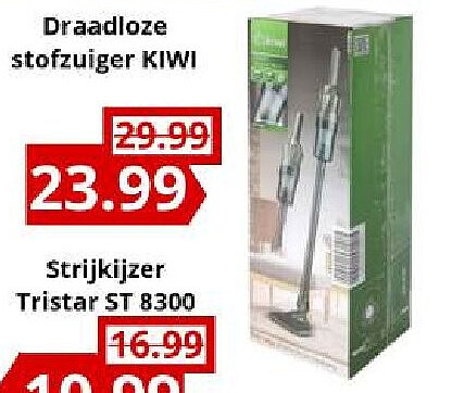 Draadloze stofzuiger KIWI