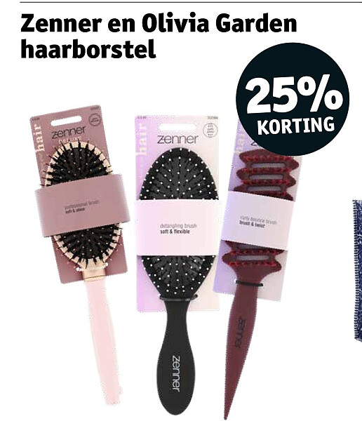 Zenner en Olivia Garden haarborstel