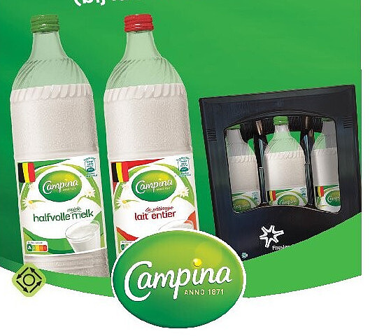 Campina Halfvolle Melk & Volle Melk 6 x 1 l