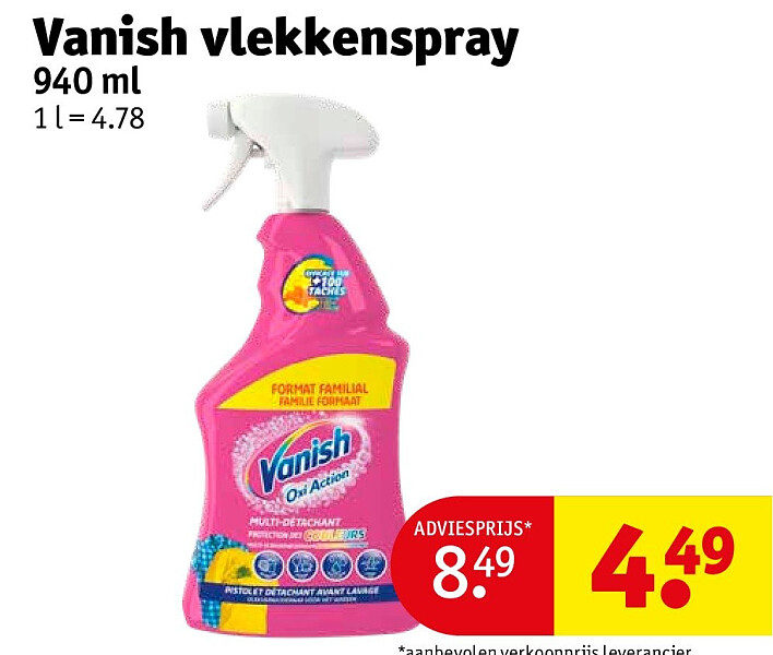 Vanish vlekkenspray