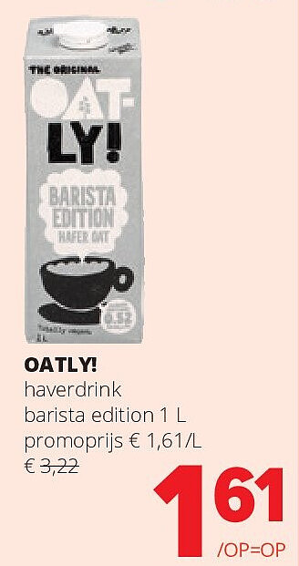 OATLY! haverdrink barista edition 1 L