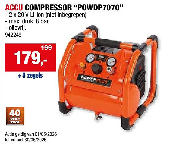ACCU COMPRESSOR “POWDP7070”
