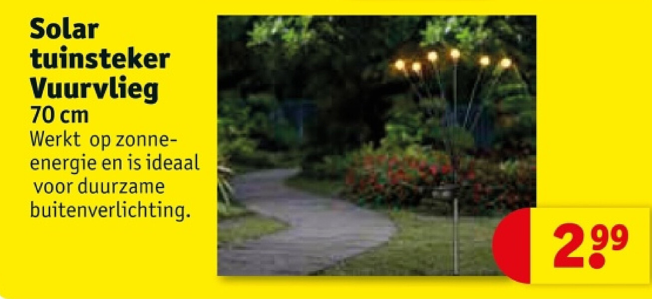 Solar tuinsteker Vuurvlieg