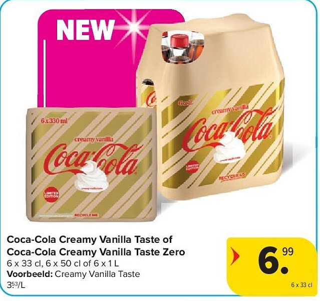 Coca-Cola Creamy Vanilla Taste of Coca-Cola Creamy Vanilla Taste Zero