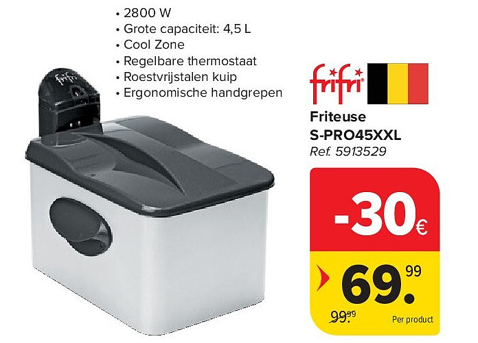 Friteuse S-PRO45XXL