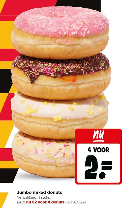 Jumbo mixed donuts